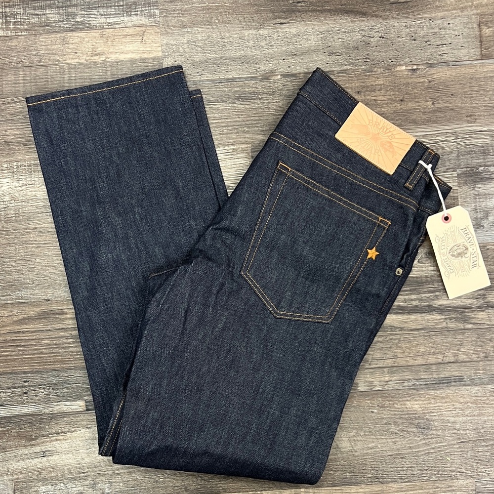 Bravestar True Straight 13.5oz Cone Mills Denim Jeans